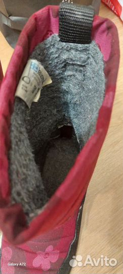 Сапоги зимние для девочки карман р.34