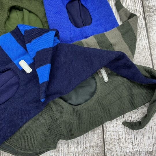 Шапки-шлемы Рейма зимние мальчик новые