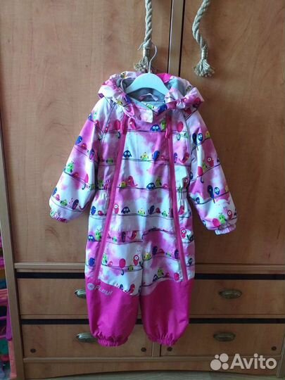 Комбинезон для девочки весна-осень размер 80-86