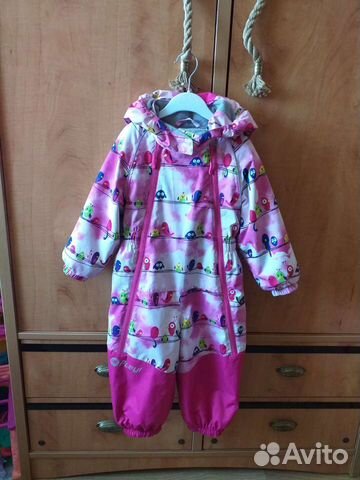 Комбинезон для девочки весна-осень размер 80-86