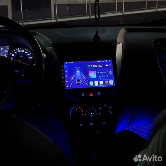 Магнитола android на Hyundai Solaris