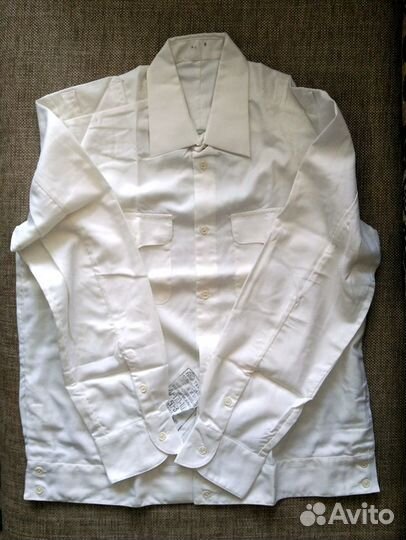 Рубашка военная белая парадная