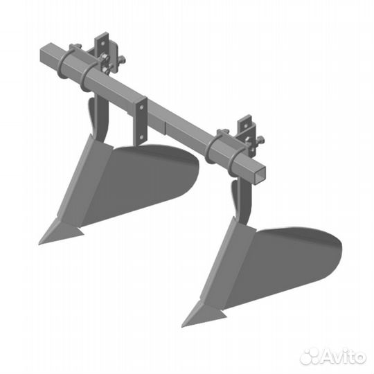 Окучник 2-х рядный большой, на траверсе