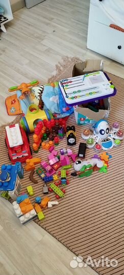 Набор игрушек. Fisher price, Lego, mega blocs, elc
