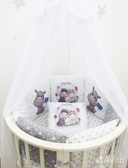 Детское постельное белье в детскую кроватку