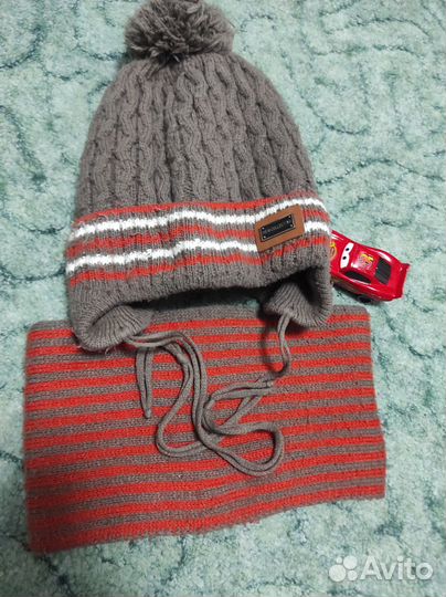 Зимняя шапка и снуд