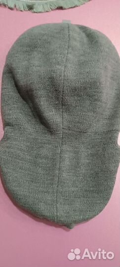 Шапка-шлем теплая на мальчика