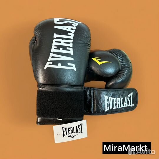 Боксерские перчатки Everlast 14/16/18 oz. Кожа