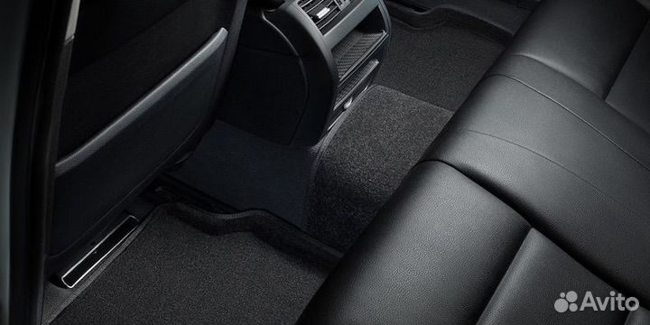 Коврики 3D ворс MB C-Class W205 черн (компл) 90914