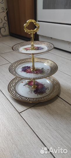 Фруктовница этажерка фарфор
