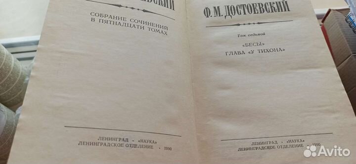 Достоевский, 7 том