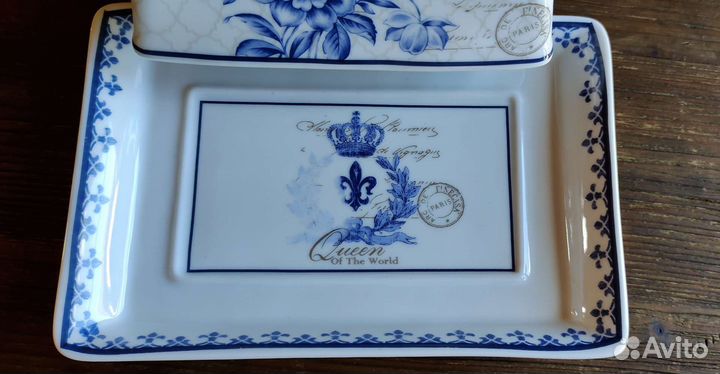 Масленка фарфор