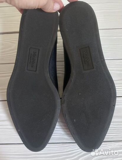 Max Mara кожаные лоферы 39