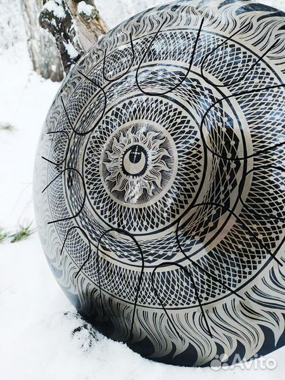 Глюкофон 32 см. Солнечная мандала