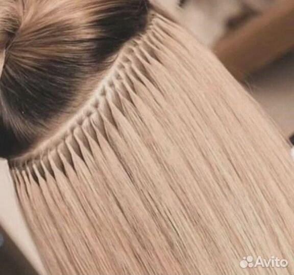 Капсульное и ленточное наращивание волос