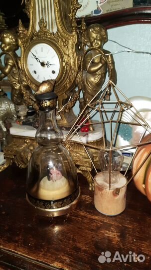 Антиквариат бутылка танцующая пара