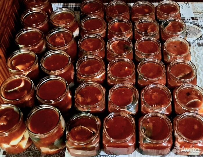 Домашняя горбуша в томатном соусе