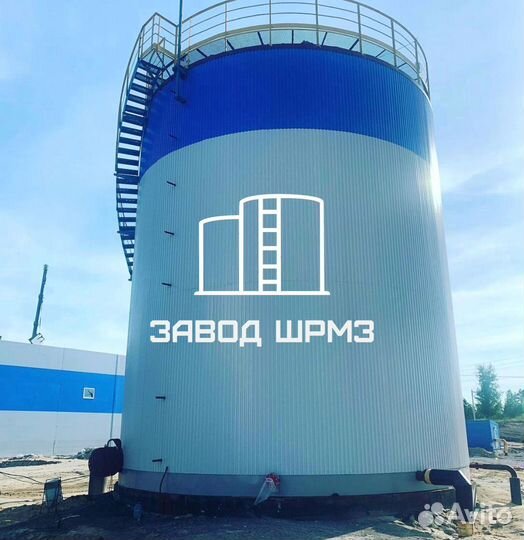 Резервуар вертикальный стальной 400 кубов