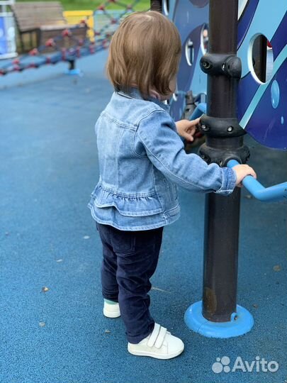 Джинсовая куртка Chicco для девочки 86 размер