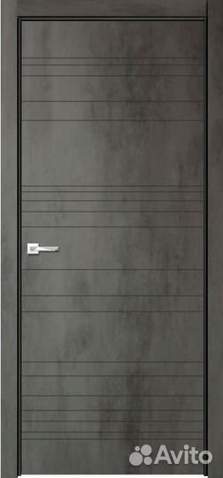 Межкомнатная дверь в стиле Модерн (комплект)