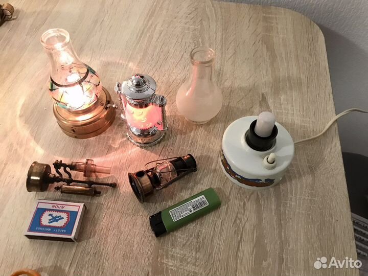 Керосиновая лампа мини разные