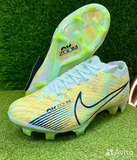 Бутсы футбольные Nike Air Zoom детские (р. 35-39)
