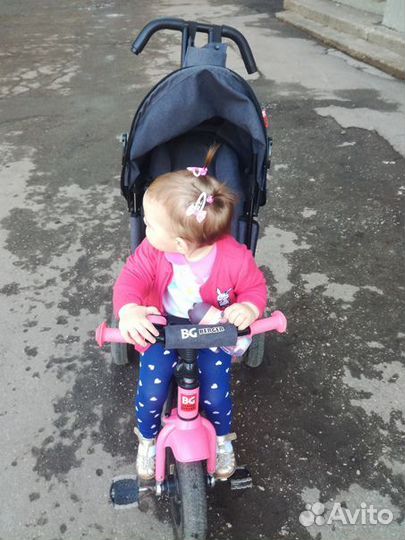 Велосипед коляска детский