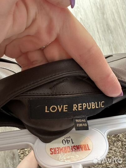 Кожаные шорты