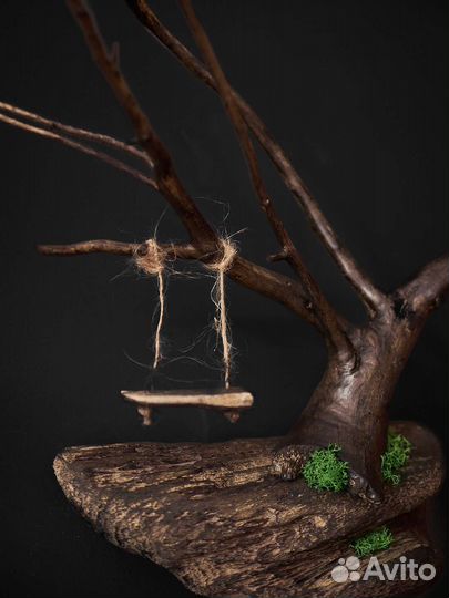 Ключница дрифтвуд дерево