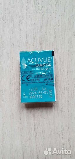 Линзы Acuvue Oasys