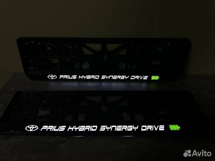 Рамка номерного знака led подсветка