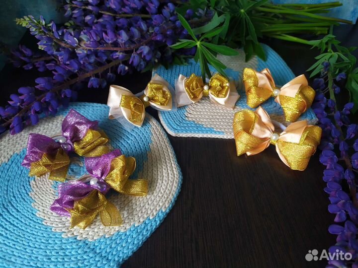 Заколки, резинки ручной работы