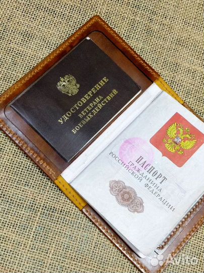 Обложка для документов с символикой 22 оброн вв