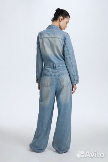 Джинсовый комбинезон lime