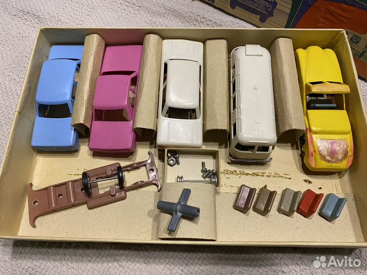 Автоконстуктор СССР машинки гонки игрушки
