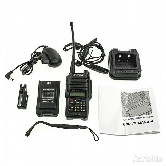 Рация Baofeng UV-9R Plus 8W (2х-диапазонная)