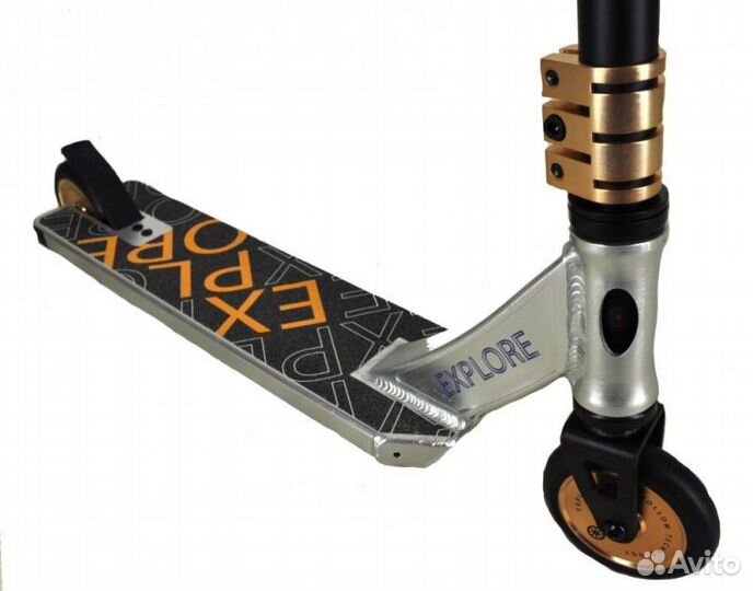 Трюковой самокат колеса 110мм, аллюминиевая ступиц