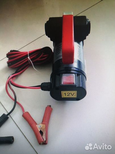 Насос перекачки дизельного топлива 12-24v/40л.м