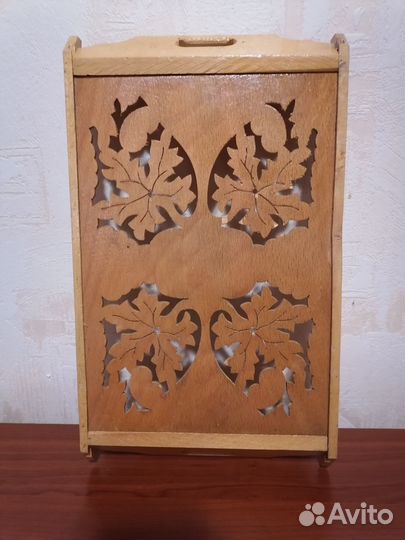 Поднос резной СССР дерево