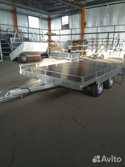 Универсал-платформа отборт.15 см 4х2 м. 2оси