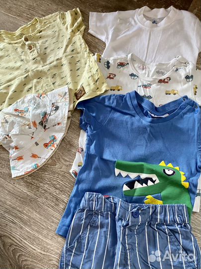 Детские вещи пакетом на мальчика 86 и 92 размеры