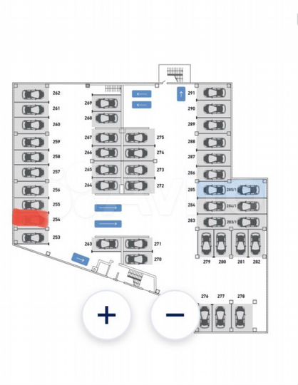 Машиноместо, 16 м²