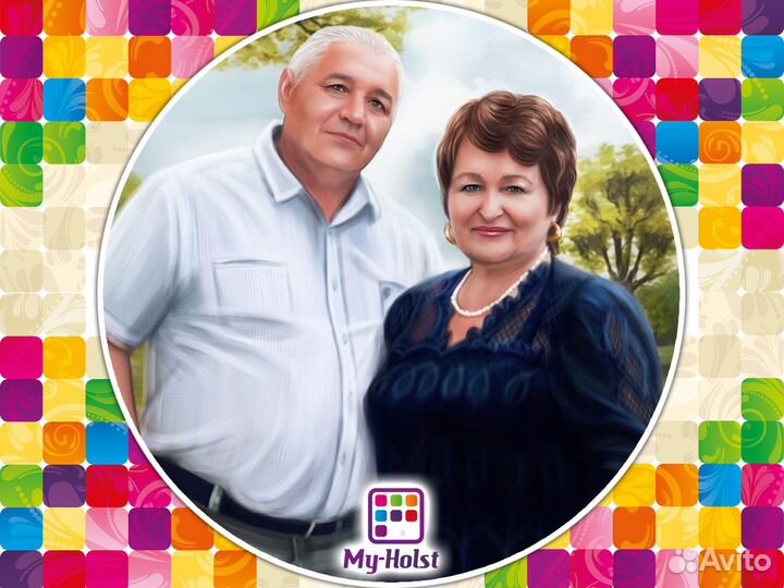 Портреты на холсте в стиле Масло