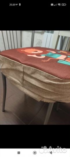 Подушка и спинка на стул для ребенка