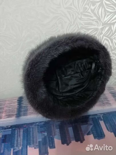 Шапка норковая женская