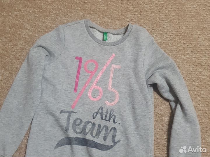 Sisley джинсы 128 и benetton кофта