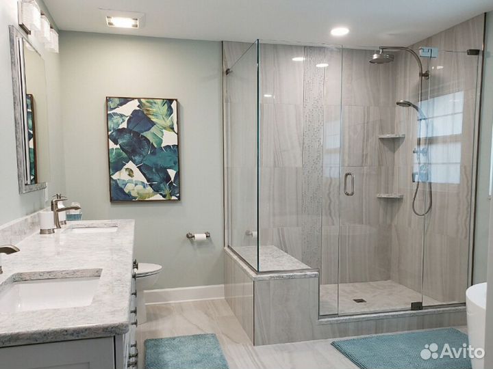 Душевая кабина из стекла