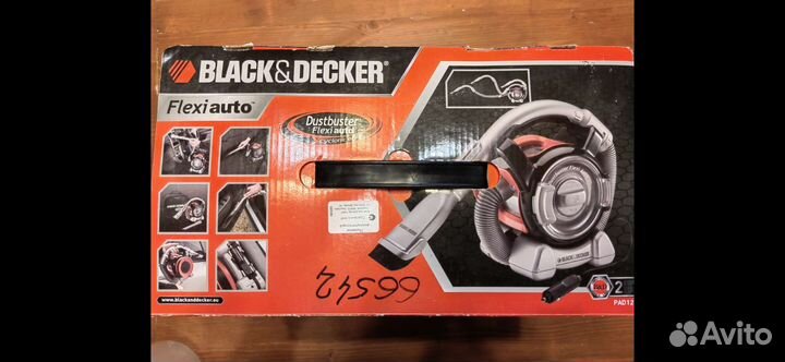 Black&decker автомобильный пылесос pad 1200