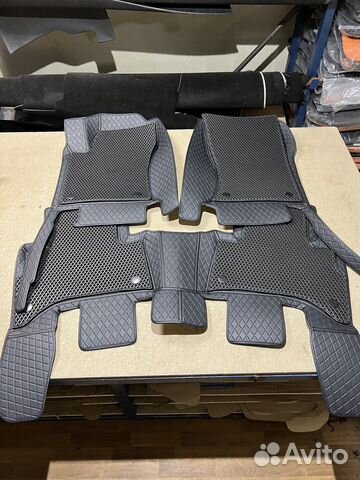 Эва коврики+ экокожа 3d