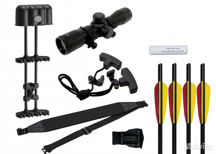 Арбалет блочный MK-XB56 Frost Wolf чёрный KIT